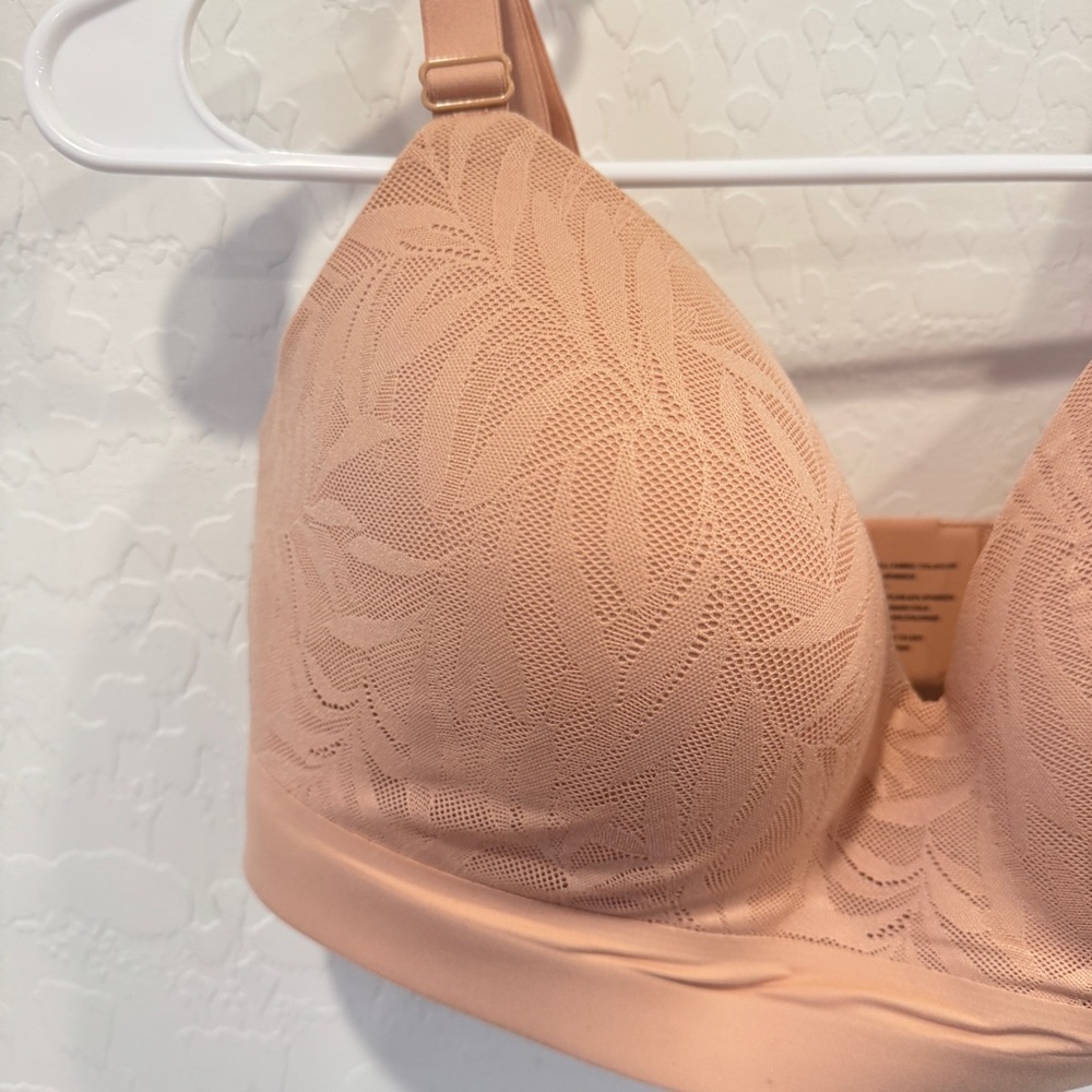Soma Enbliss Wireless Seamless Bra Womens 38D Blush Pink NWT Comfort Everyday - Picture 2 of 6
